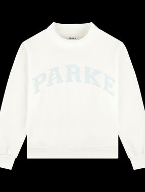 Parke Bridal Varsity Ivory Pale Blue L/XL New